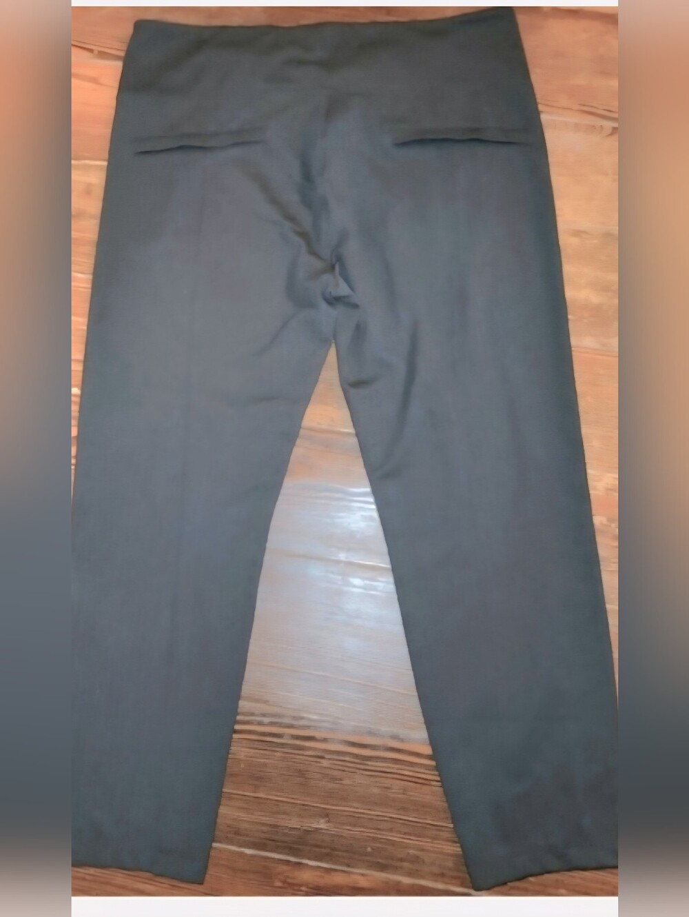 Spring Mercer Ankle Length Jacquard Women's Black Pants. Size XXL.